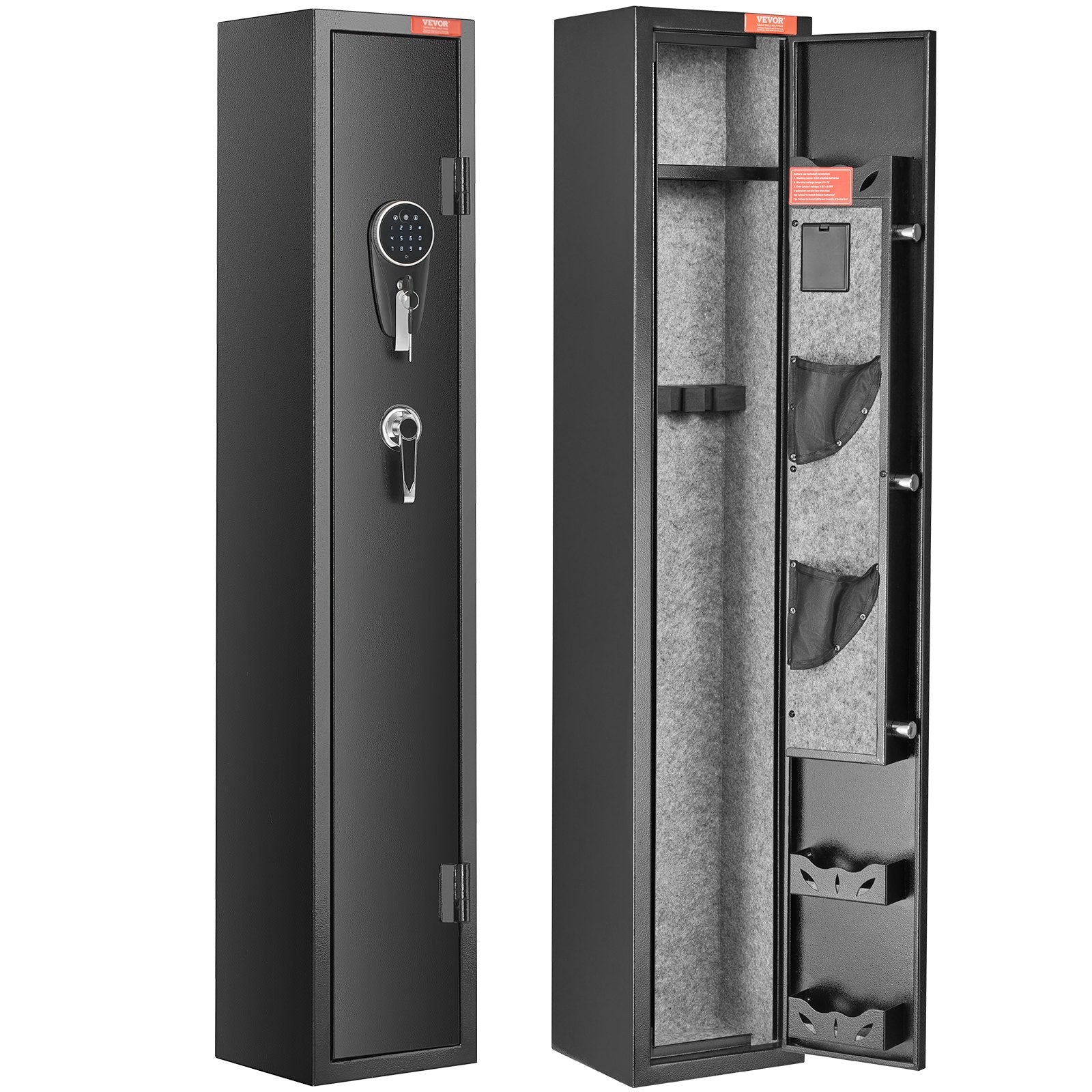 VEVOR Gun Safe Rifle Safe with Digital Keypad & Lock for 3 Rifles and 4 Pistols
