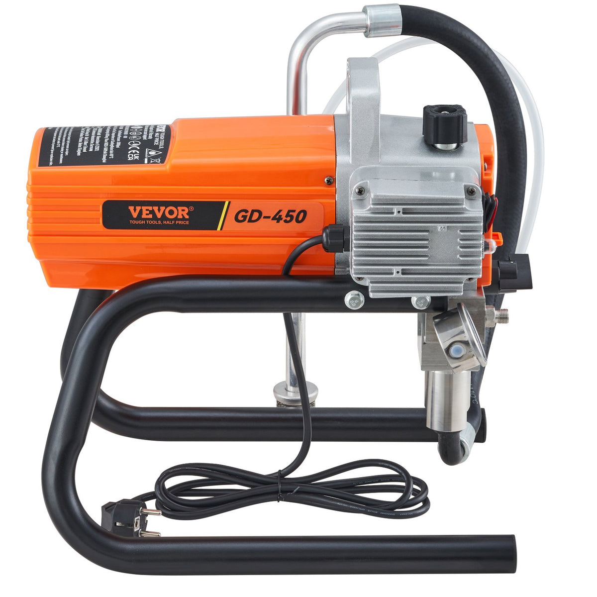 VEVOR High Pressure Airless Wall Paint Spray Gun Sprayer 600W Machine Spraying