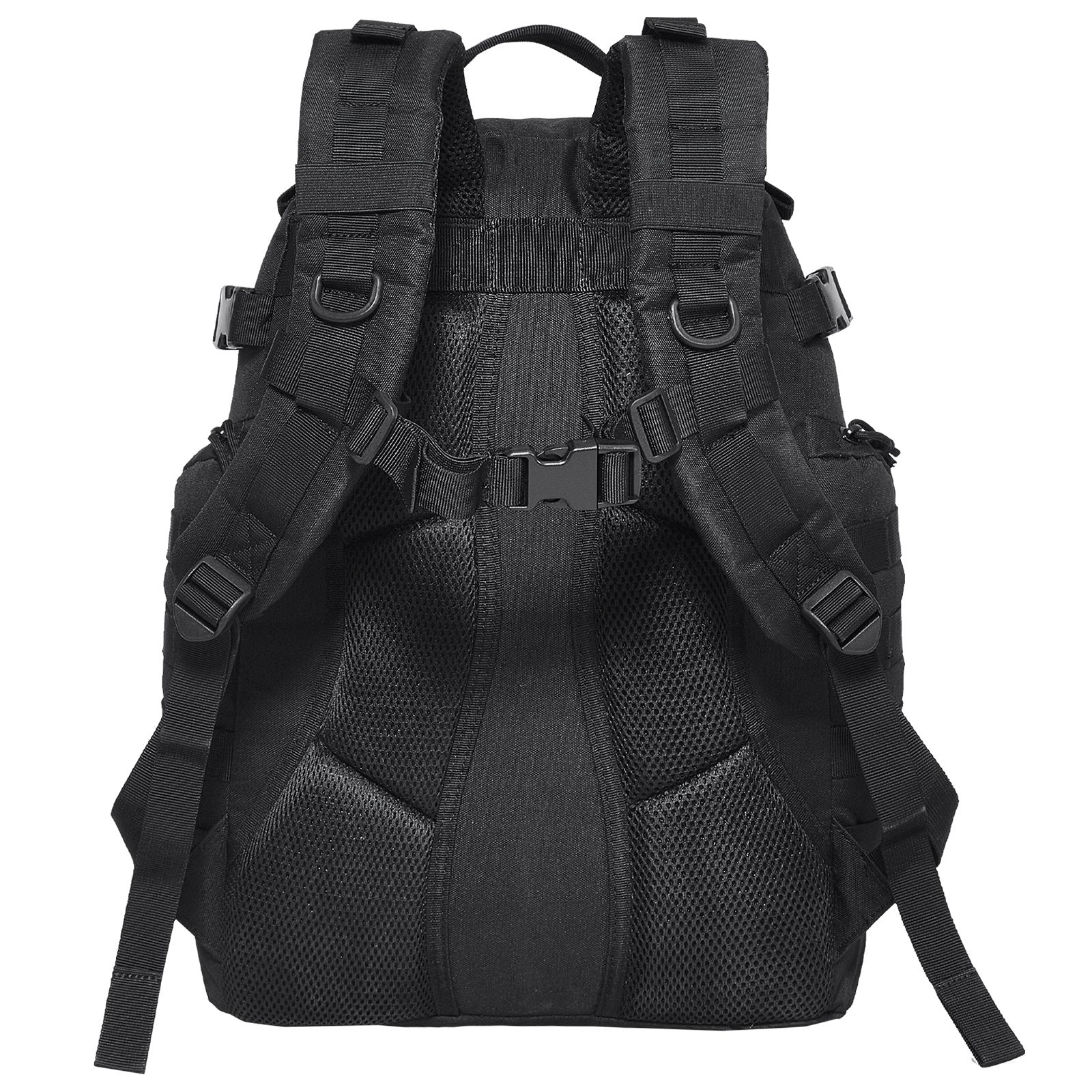 VEVOR Tactical Backpack 25L Military Backpack with Molle Mode & Sponge Pad Black