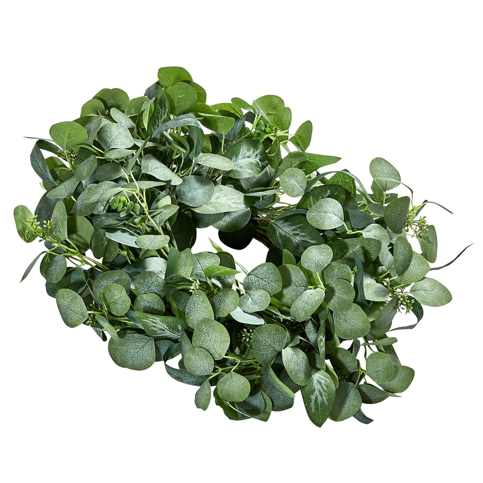 VEVOR Artificial Decorative Wreath 66.04 cm Green Eucalyptus Leaves Year Round
