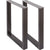 VEVOR 72 x 60 cm Dining Table Legs Office Table Legs Set of 2 Steel Table Legs Computer Desk Legs Steel Bench Legs Country Style Table Legs DIY Furniture Legs