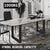 VEVOR 72 x 60 cm Dining Table Legs Office Table Legs Set of 2 Steel Table Legs Computer Desk Legs Steel Bench Legs Country Style Table Legs DIY Furniture Legs
