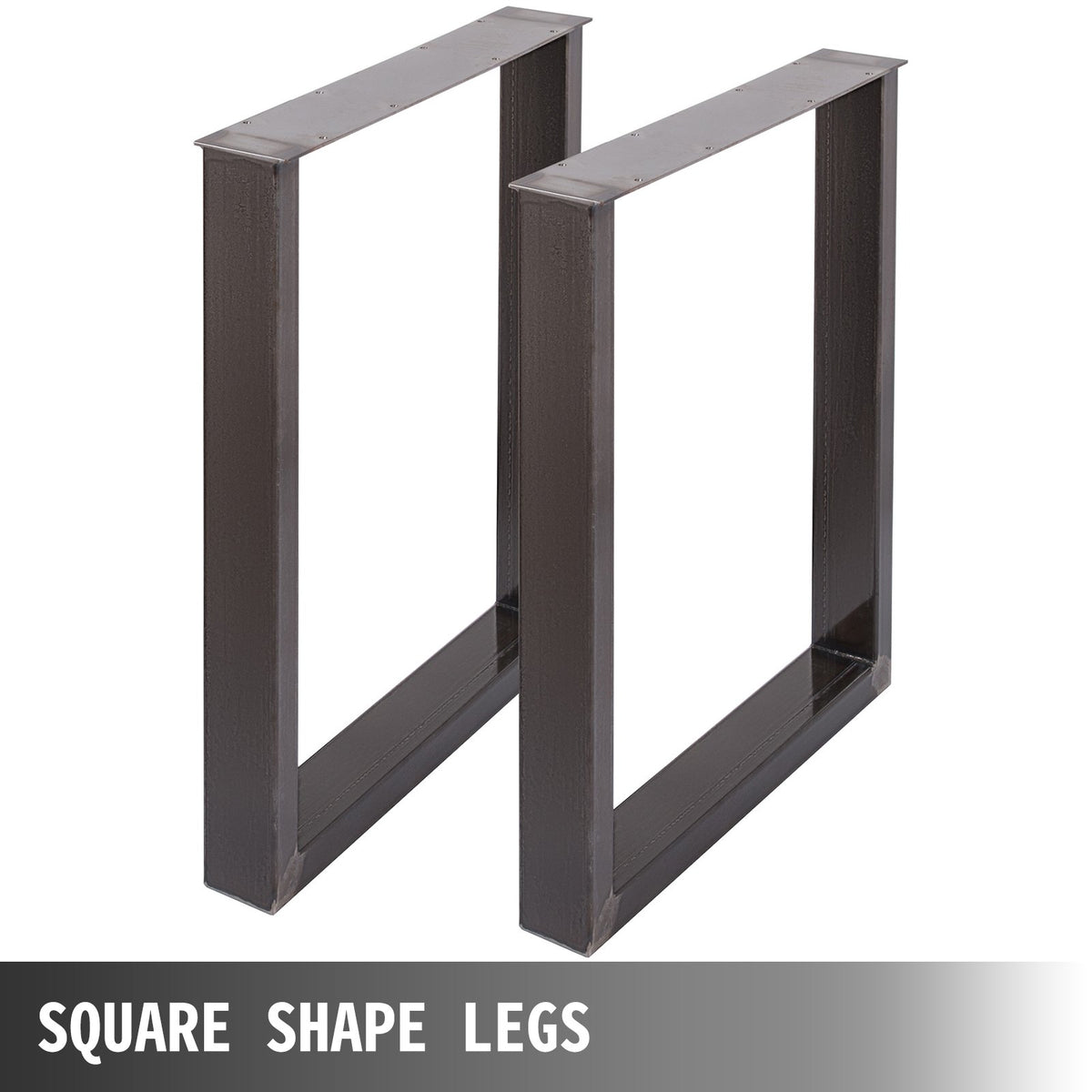 VEVOR 72 x 60 cm Dining Table Legs Office Table Legs Set of 2 Steel Table Legs Computer Desk Legs Steel Bench Legs Country Style Table Legs DIY Furniture Legs