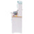 VEVOR Kitchen Playset Kids Pretend Cooking Play Toy 24 Piece Accessories White