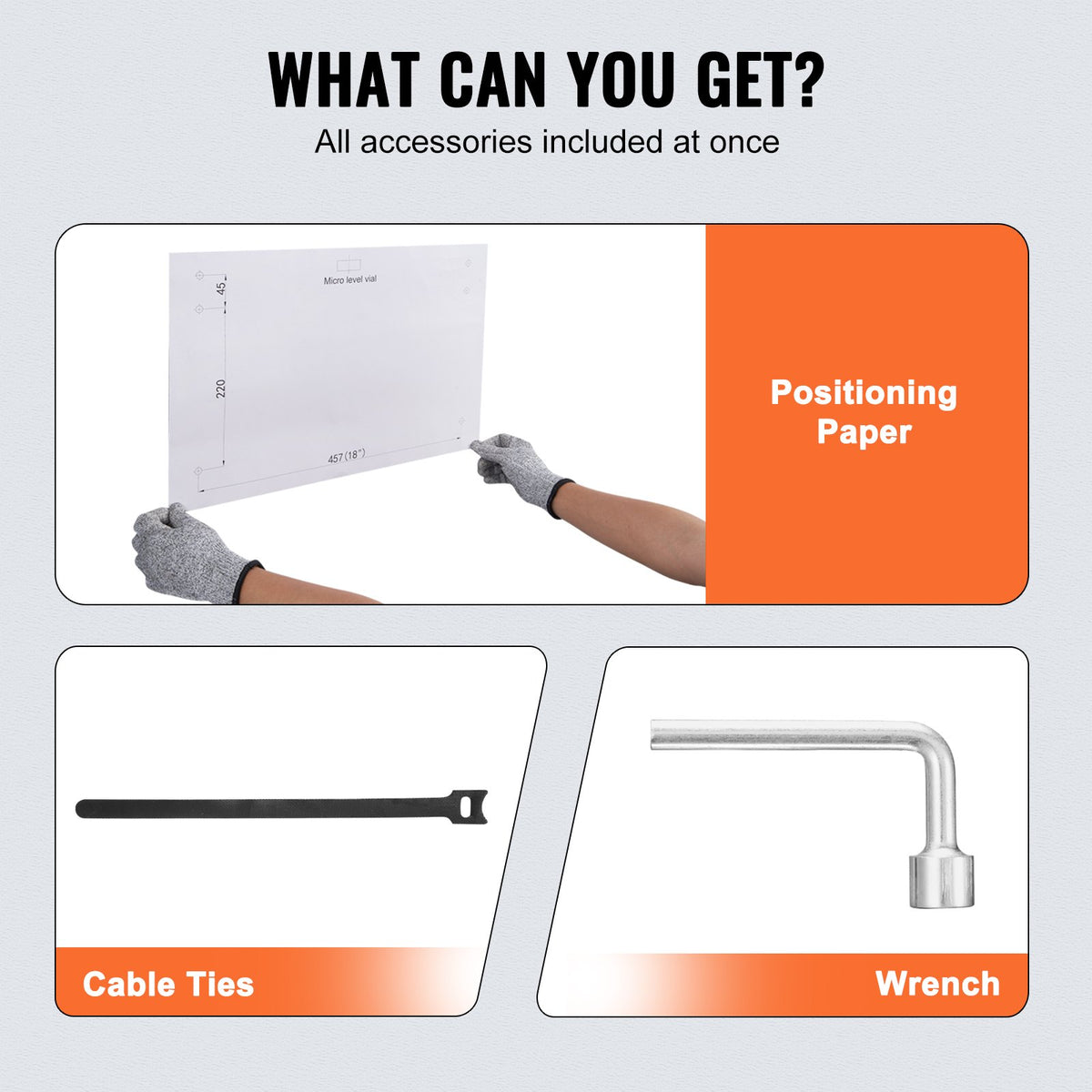 VEVOR 2PCS 72x24in Garage Storage Shelving Wall Mounted Heavy Duty Shelves Rack