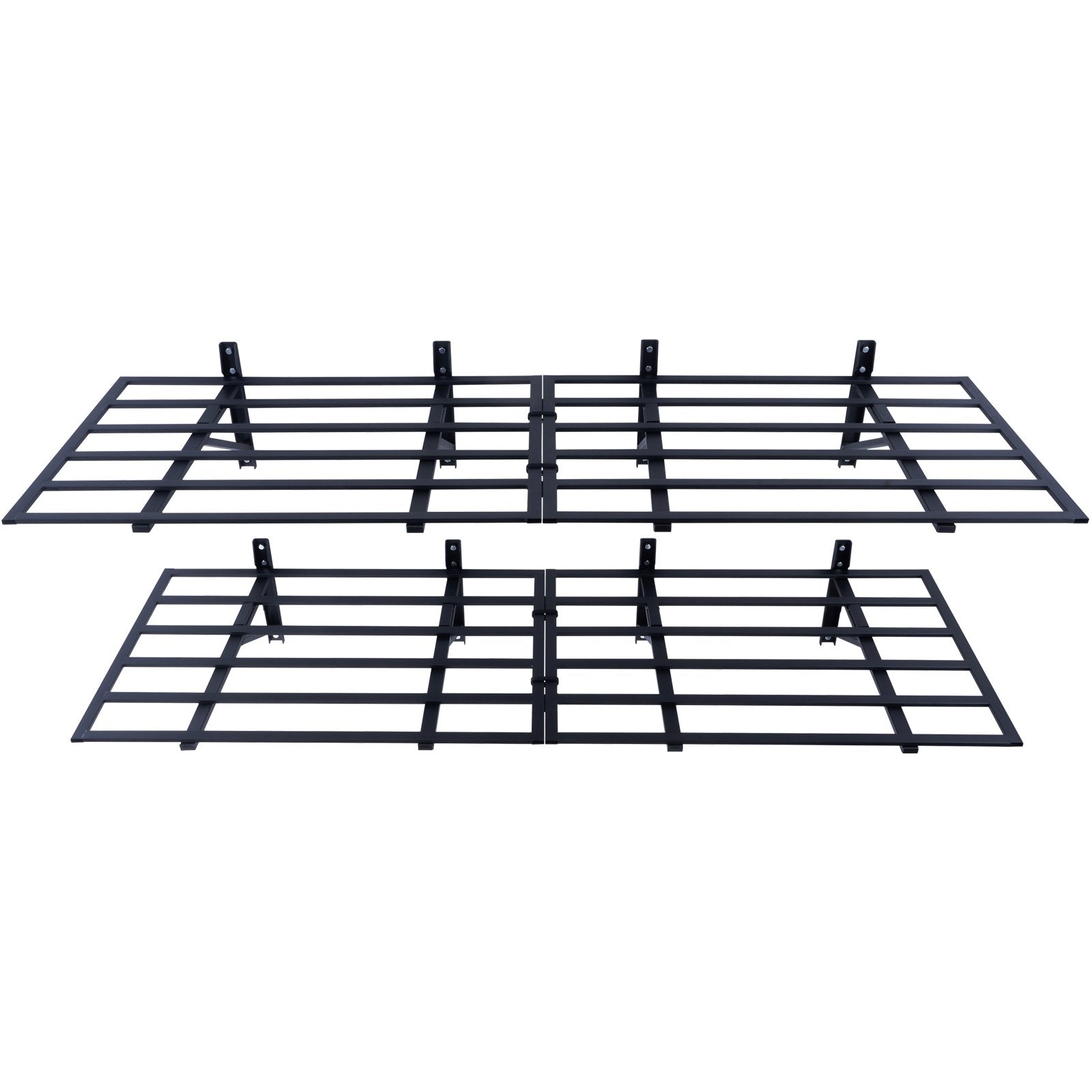 VEVOR 2PCS 72x24in Garage Storage Shelving Wall Mounted Heavy Duty Shelves Rack