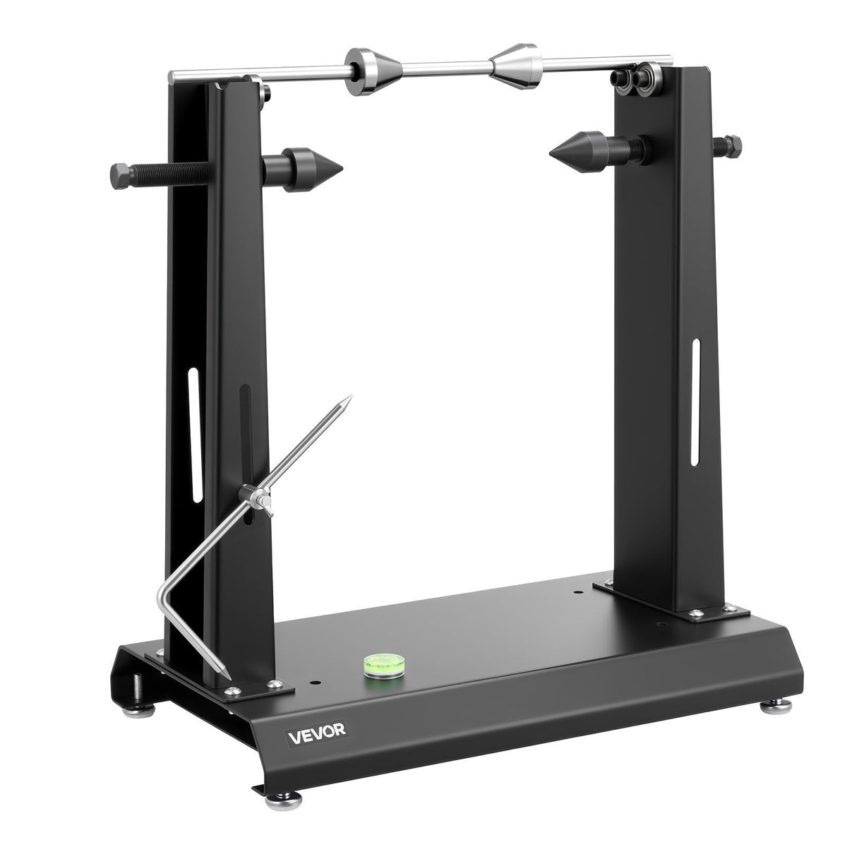Motorcycle Wheel Balancer, 40 kg Capacity, Tire Balancer &amp; Truing Stand with Adjustable Centering Cones and Truing Pointer, Balancing Tools for Most Motorcycles &amp; Bicycles, 889 mm Wheel Dia