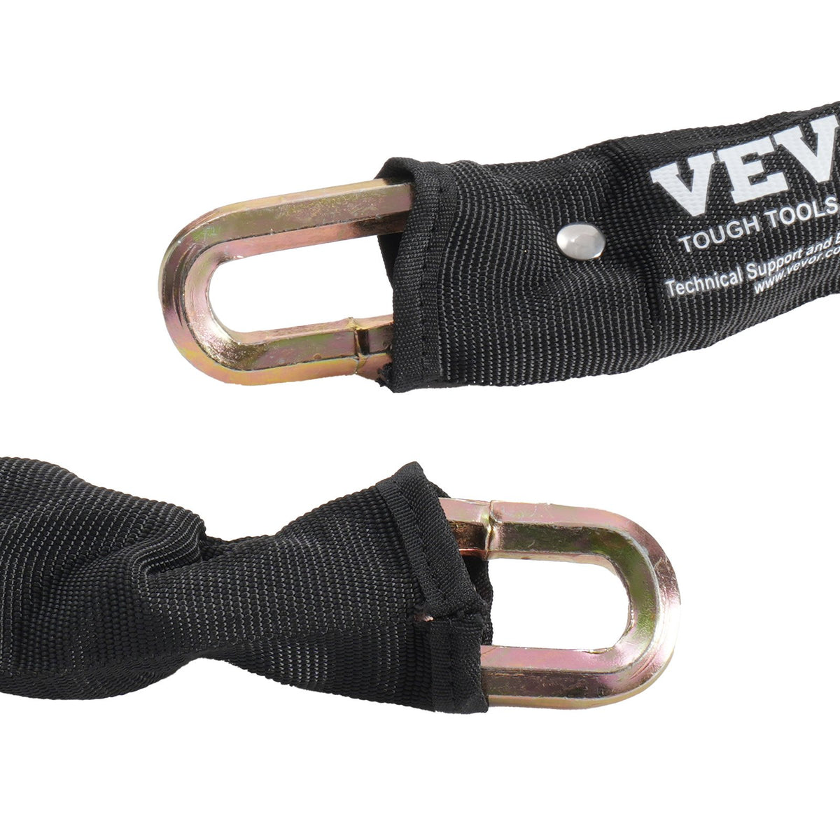 VEVOR Bike Chain Lock, 5.91 Ft Security Bicycle Chain Lock, Heavy Duty Metal Steel Anti-Theft High Security Bike Locks, Perfect for Bike, Motorcycle, Scooter, Bicycle, Door, Fence, Gate, 9.5mm, Black