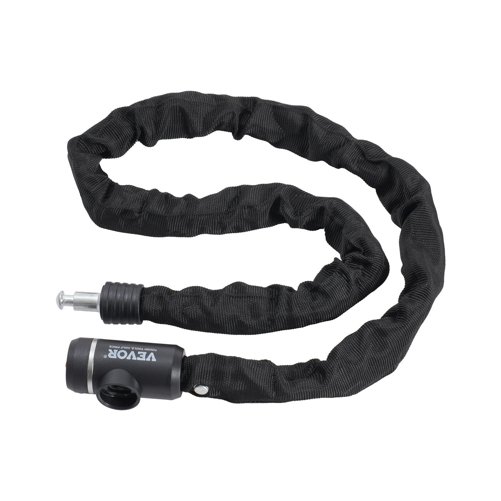 VEVOR Bike Chain Lock, 3.94 Ft Combination Bicycle Chain Lock with 3 Keys, Heavy Duty Anti-Theft High Security Bike Locks, Perfect for Bike, Motorcycle, Scooter, Bicycle, Door, Fence or Gate, 10mm