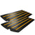 VEVOR Curb Ramp, 2 Pack, 6.5 cm Rise, Rubber Driveway Ramps, Heavy Duty 15 tons Weight Capacity Threshold Ramp, Curbside Bridge Ramps for Loading Dock Garage Sidewalk, Expandable Full Ramp Set