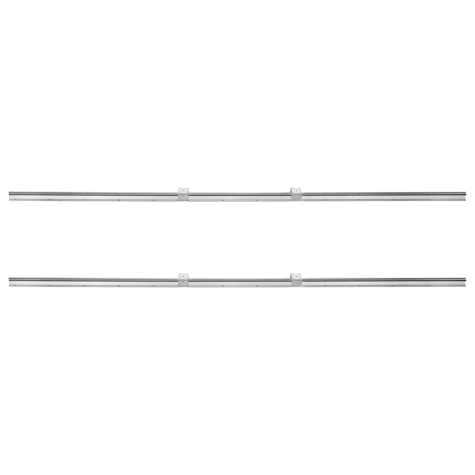 VEVOR Linear Guide Rail Set, SBR16 2000mm, 2 PCS 78.7 in/2000 mm SBR16 Guide Rails and 4 PCS SBR16UU Slide Blocks, Linear Rails and Bearings Kit for Automated Machines DIY Project CNC Router Machines