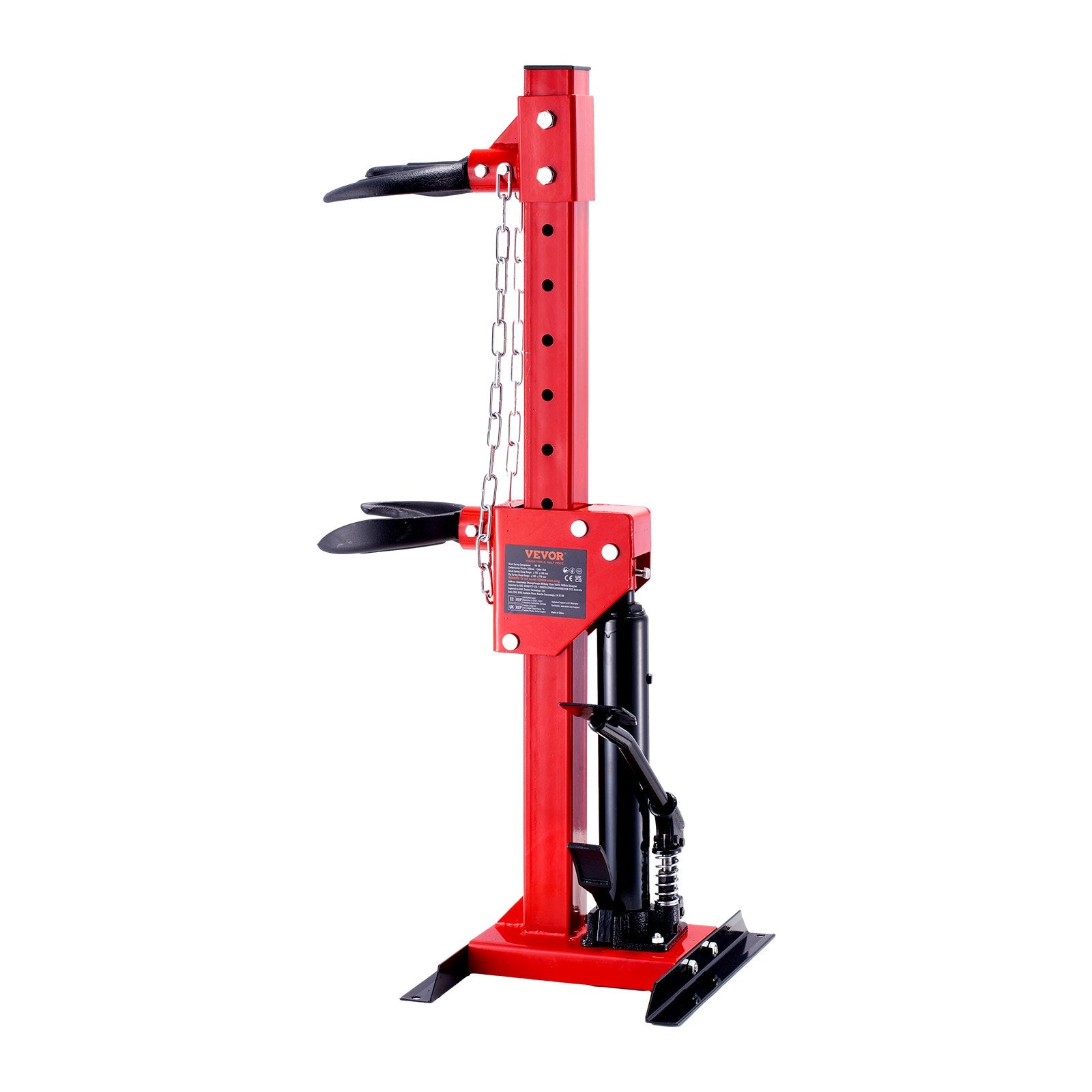 VEVOR Strut Spring Compressor, 4.5 Ton/9920 LBS Hydraulic Jack Capacity, 1 Ton Rated Compression Force, Auto Strut Coil Spring Compressor Tool, Hydraulic Spring Compressor for Strut Spring Removing