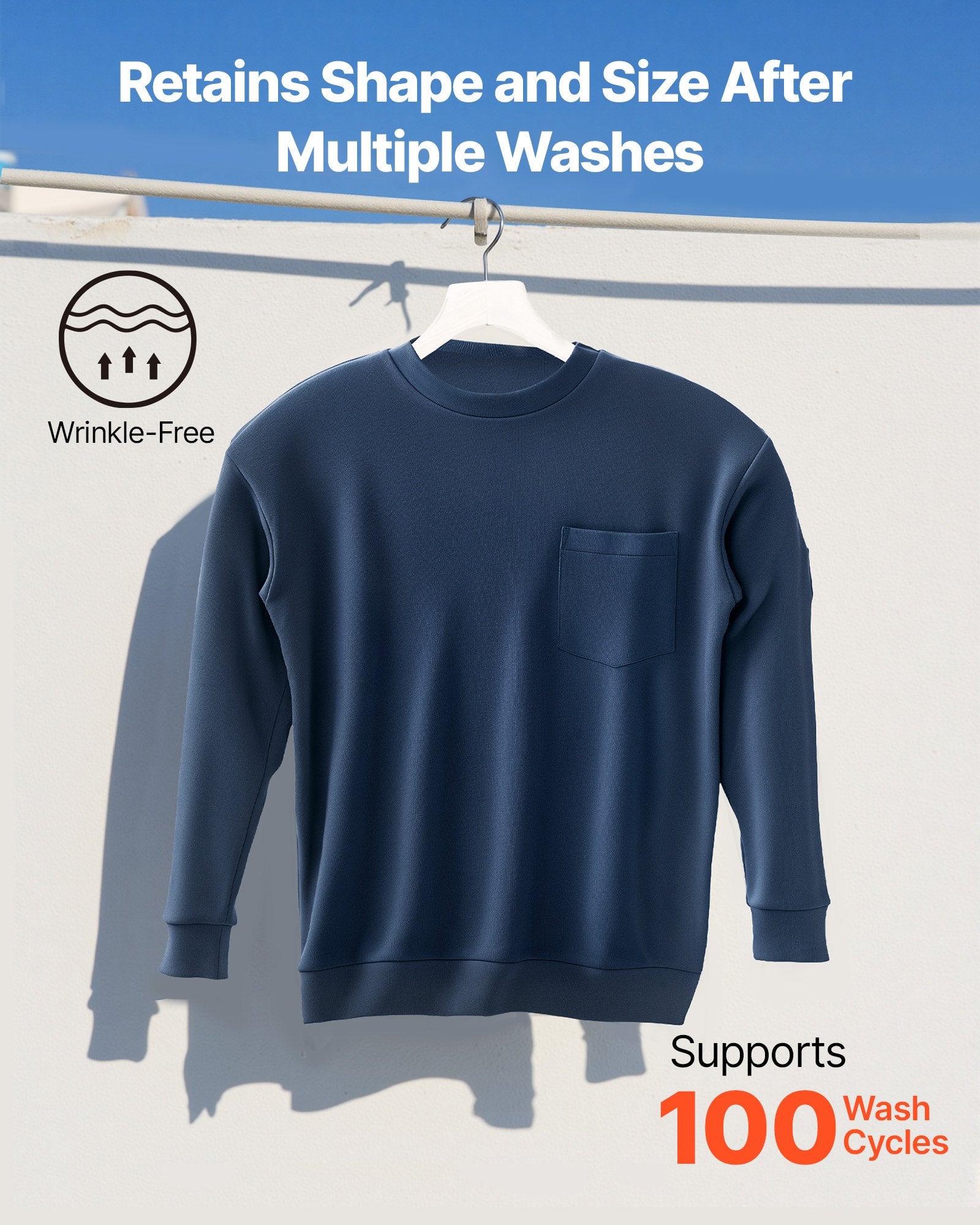 VEVOR FR Shirts, Flame Resistant Long Sleeve Clothing Lightweight 7 oz Breathable Cotton, Men's Fire Retardant Work Shirt with Pre-shrink Treatment & Pocket, for Welders,Electricians,Navy Blue 2XL