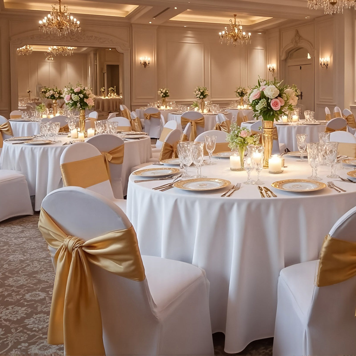 VEVOR Stretch Spandex Folding Chair Covers, Universal Fitted Chair Cover, Removable Washable Protective Slipcovers, for Wedding, Holiday, Banquet, Party, Celebration, Dining (12PCS White)