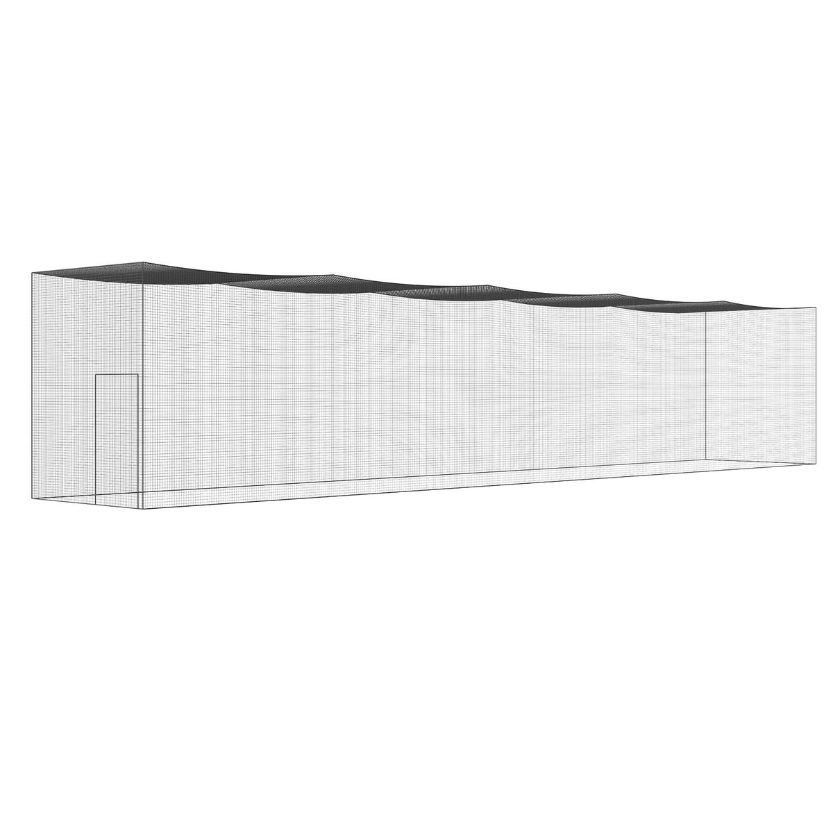 VEVOR Baseball Batting Netting, Professional Softball Baseball Batting Hitting Training Net, Practice Portable Pitching Cage Net with Door &amp; Carry Bag, Heavy Duty Enclosed PE Netting,2133CM (NET ONLY)