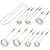 VEVOR Induction Heater Coil Kit Induction Coils 8PCS For Removing Rusty Bolts