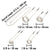 VEVOR Induction Heater Coil Kit Induction Coils 8PCS For Removing Rusty Bolts