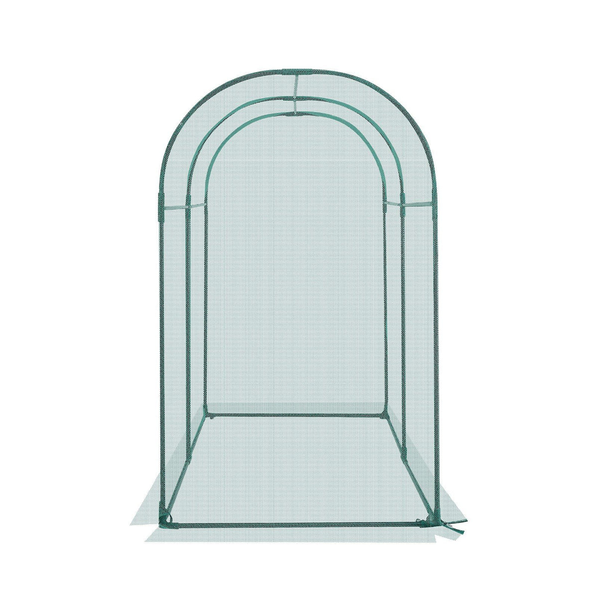 Crop Cage, 1.8 x 0.91 x 1.5 m Plant Protection Tent with Zippered Door, Wind-Resistant Tall Crop Cage, Easy to Install, Outdoor Raised Bed Cover with Frame, Plant Netting for Garden Patio Lawn