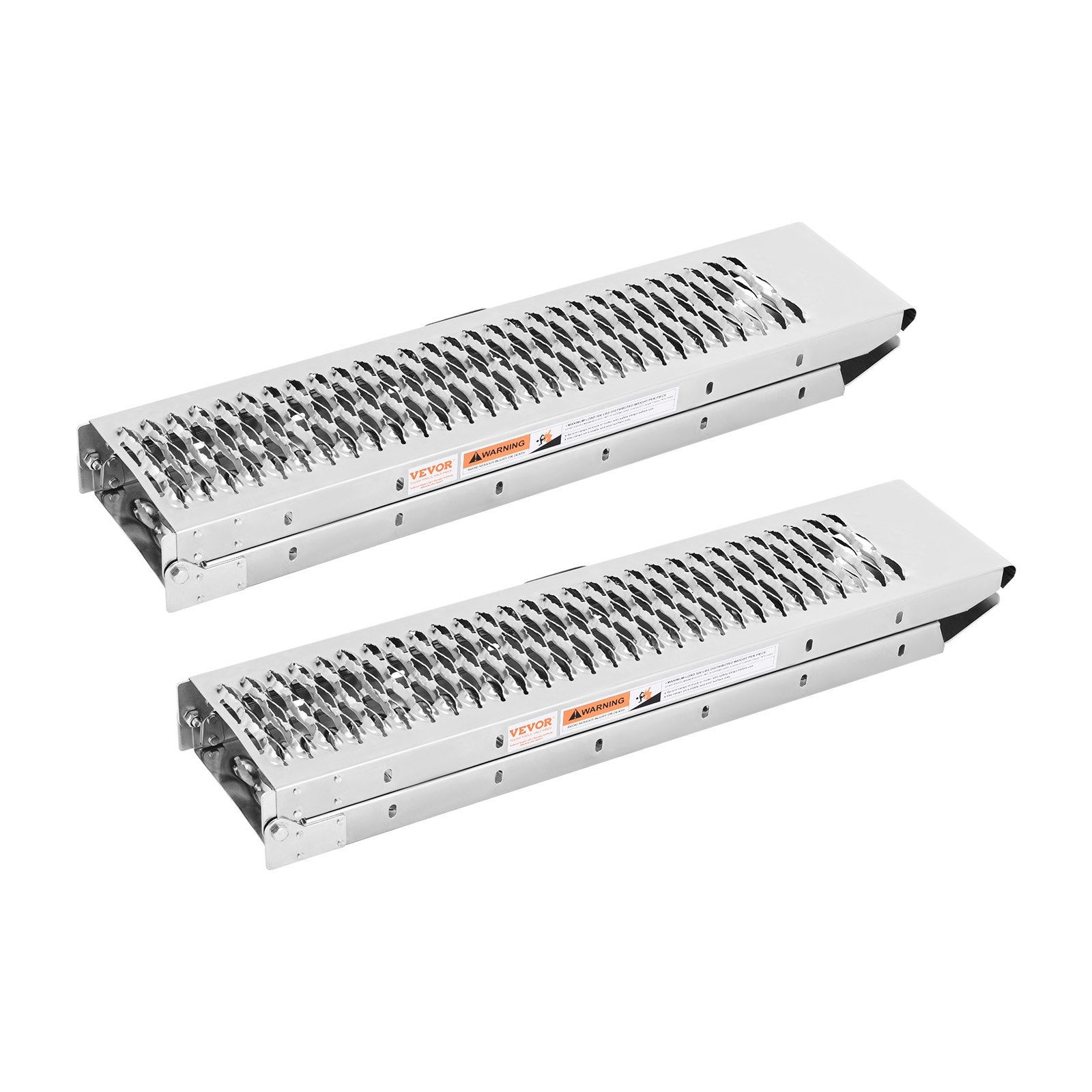 VEVOR Steel Ramps, 1000 lbs, 2Pcs Heavy-duty Ramps with Wider Ramp Surface, Universal Stable Loading Ramp with Handles, Fit for ATV, UTV, Motorcycle, Electric Bicycle, etc.