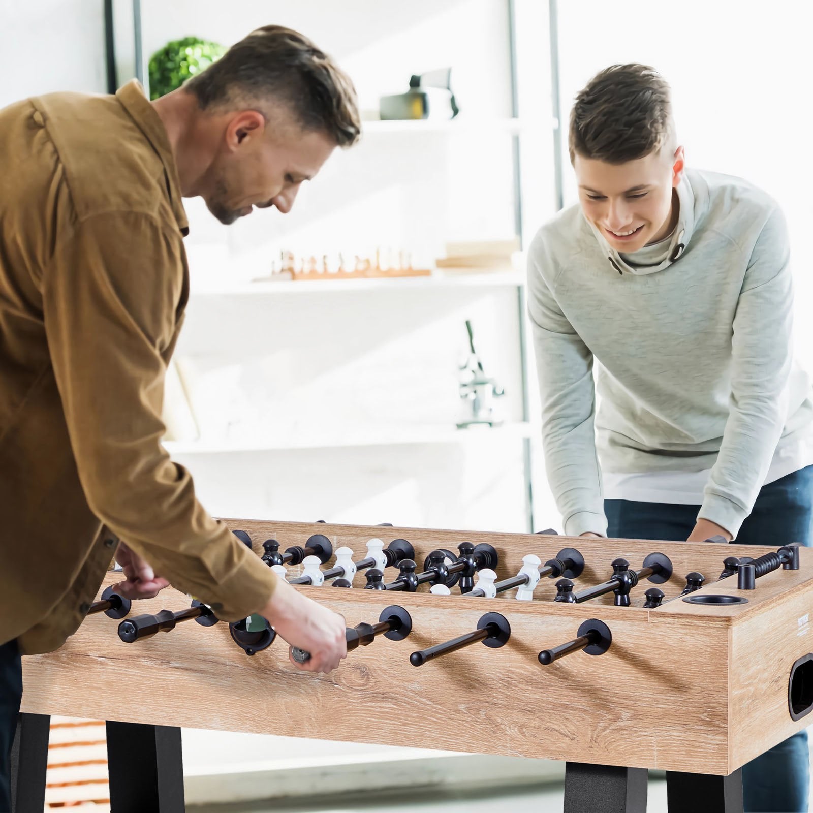 VEVOR 140 cm Foosball Soccer Game Table Standard Size Foosball Table for Home