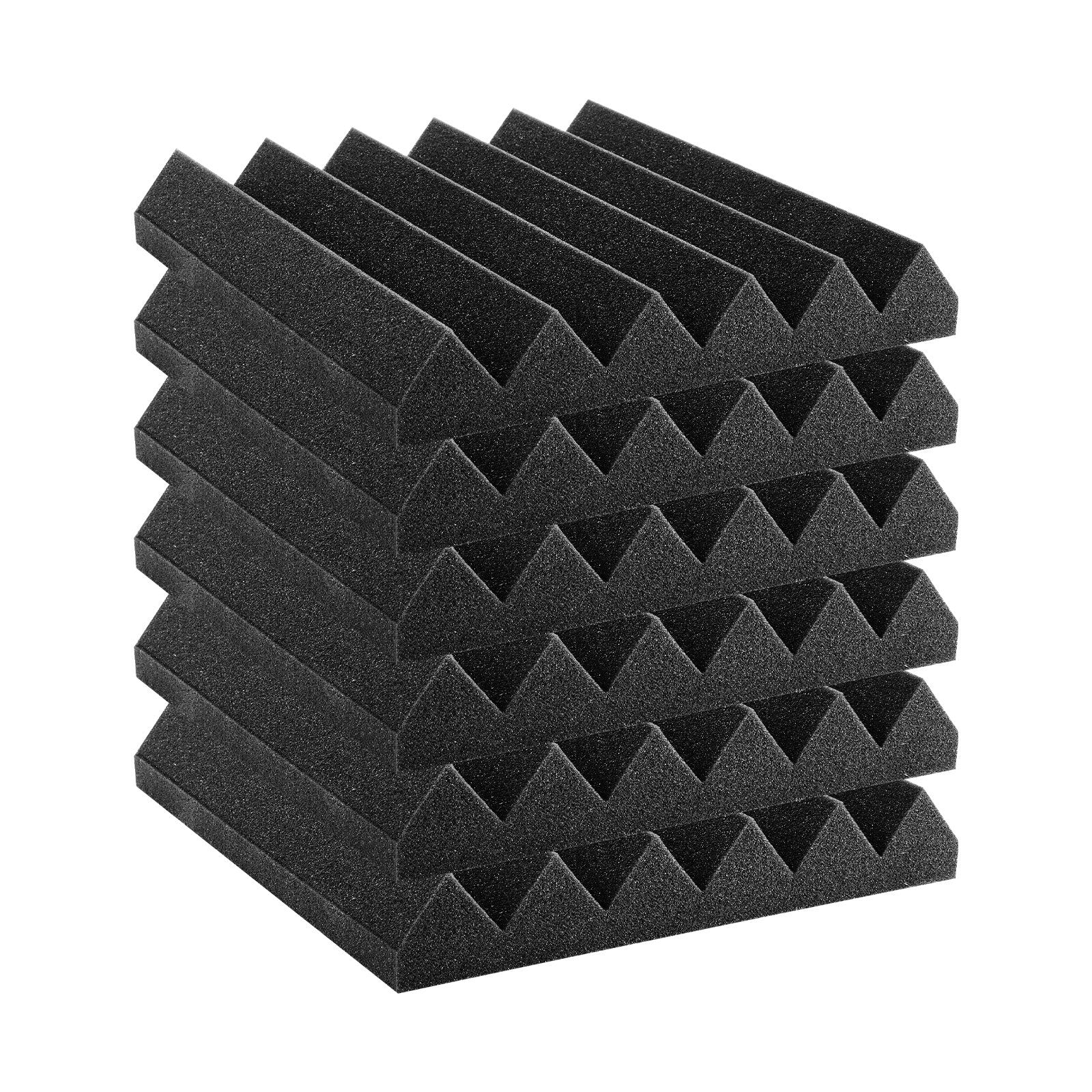 VEVOR Acoustic Foam Panels 24 Pack 12 x 12 x 2 in Adhesive for Wall Ceiling