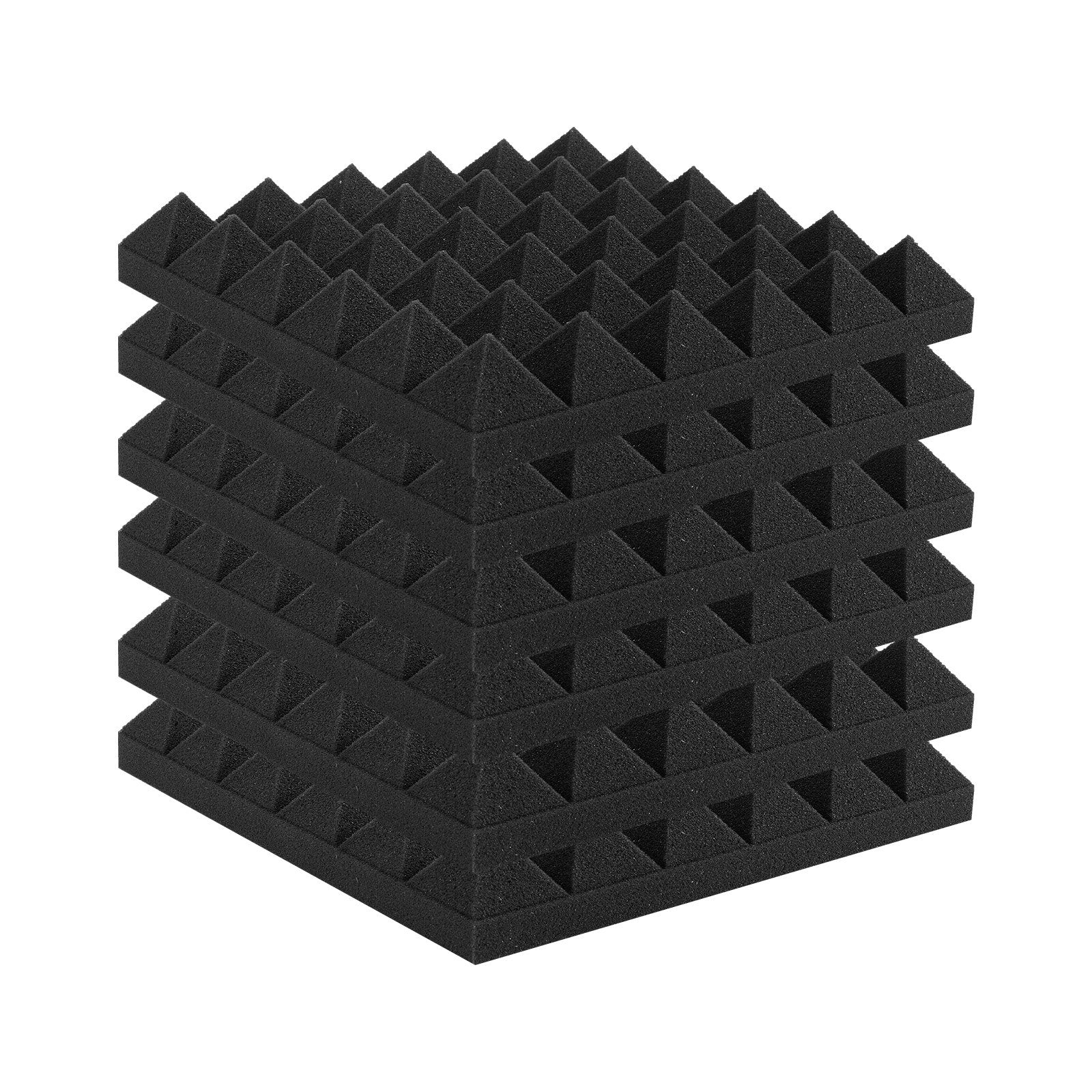 VEVOR Acoustic Foam Panels 48 Pack 12 x 12 x 2 in Adhesive for Wall Ceiling