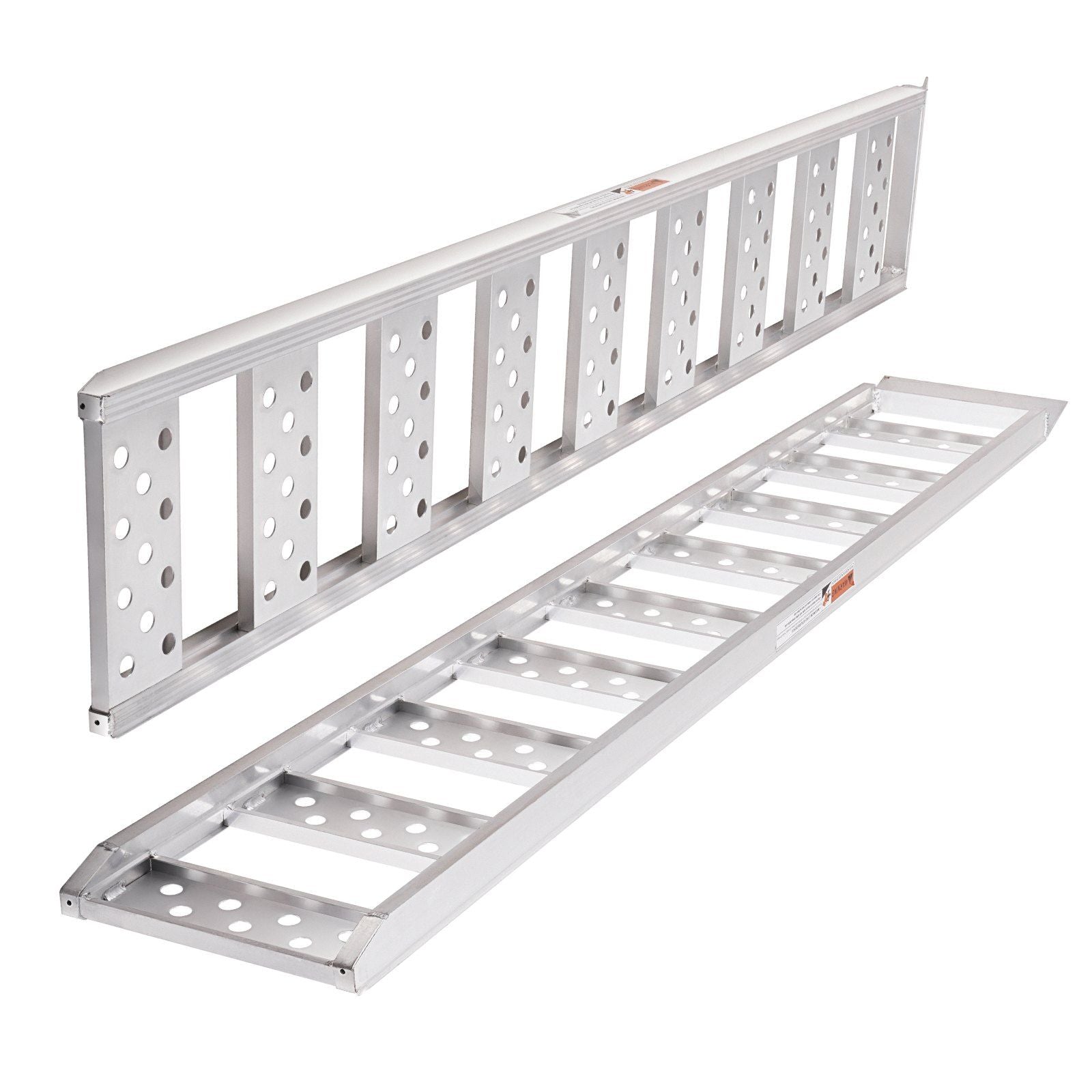 Aluminum Ramps, 1250lbs, Straight Ramp with Treads and Load Straps, Portable Loading Ramp for Motorcycles, ATVs, Trucks, Lawn Mower, Dirt Bike, Garden Tractor, 78"L x 12"W, 2Pcs