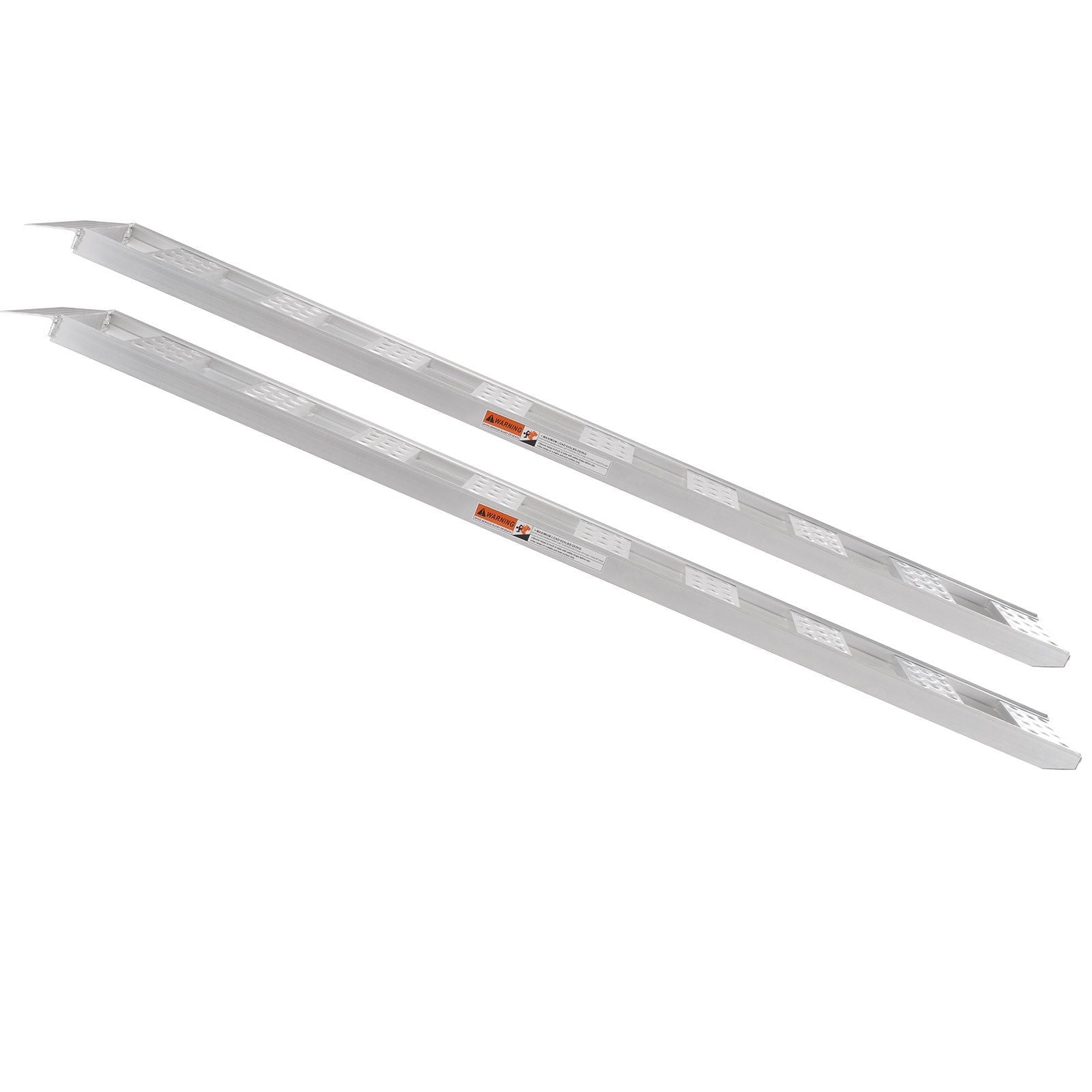 Aluminum Ramps, 1250lbs, Straight Ramp with Treads and Load Straps, Portable Loading Ramp for Motorcycles, ATVs, Trucks, Lawn Mower, Dirt Bike, Garden Tractor, 78"L x 12"W, 2Pcs
