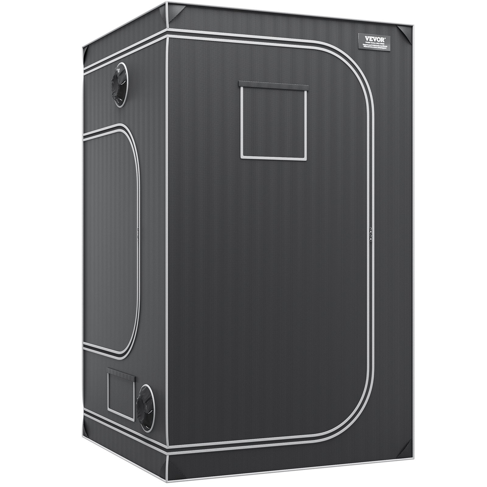 VEVOR Grow Tent 48 x 48 x 80 in Indoor Growing Tent Hydroponic Window Door Tray