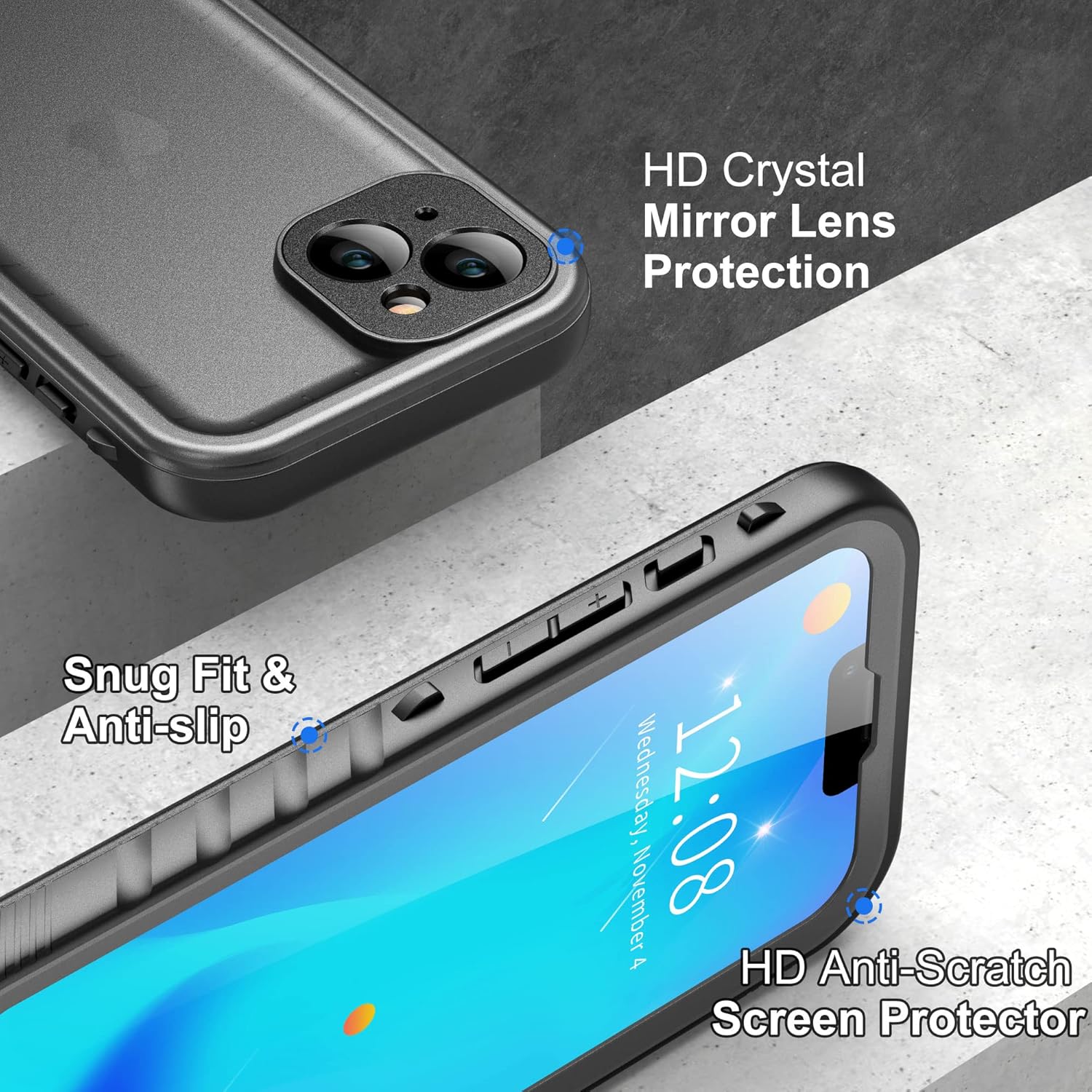 iPhone 13 Waterproof Shockproof Case