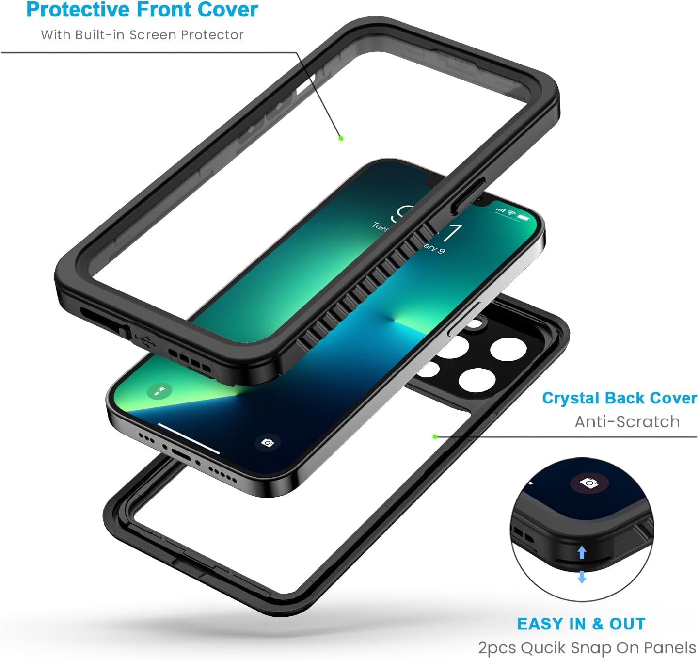 iPhone 13 Pro Max Waterproof Case