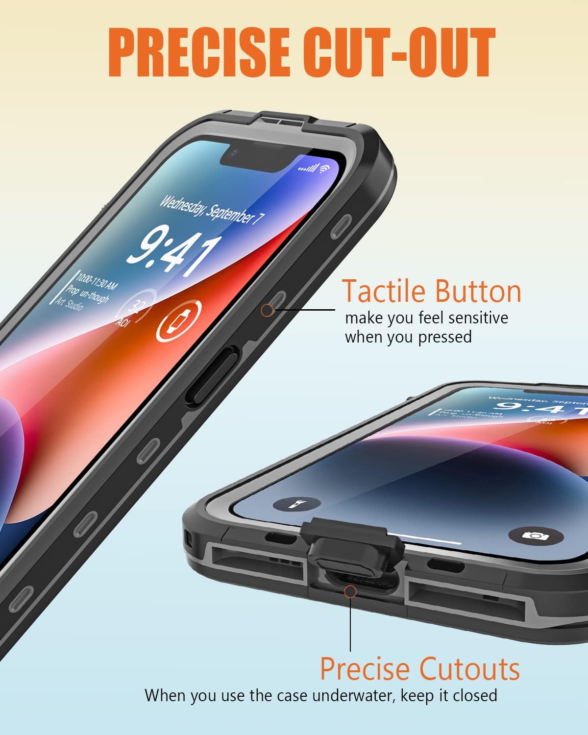 iPhone 14 Plus Waterproof Case