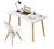 Computer Desk Table Study - White / 80 CM