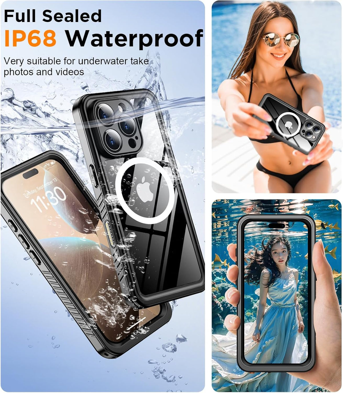 iPhone 16 Pro Max Waterproof Case