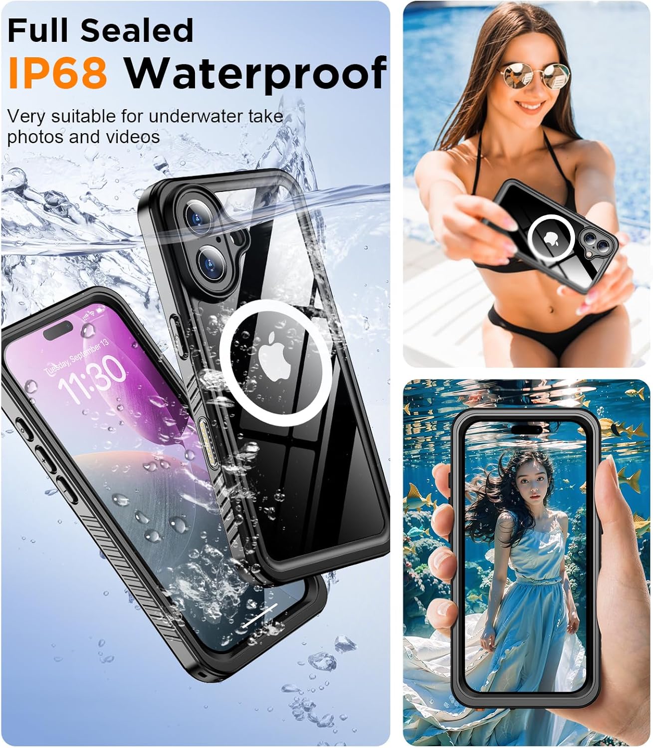 iPhone 16 Plus Waterproof Case