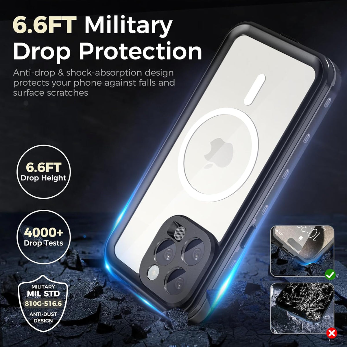 iPhone 15 Pro Waterproof Case