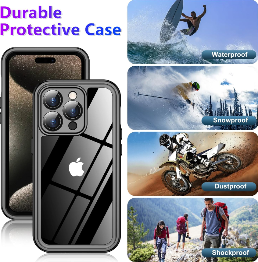 iPhone 15 Pro Max Waterproof Case