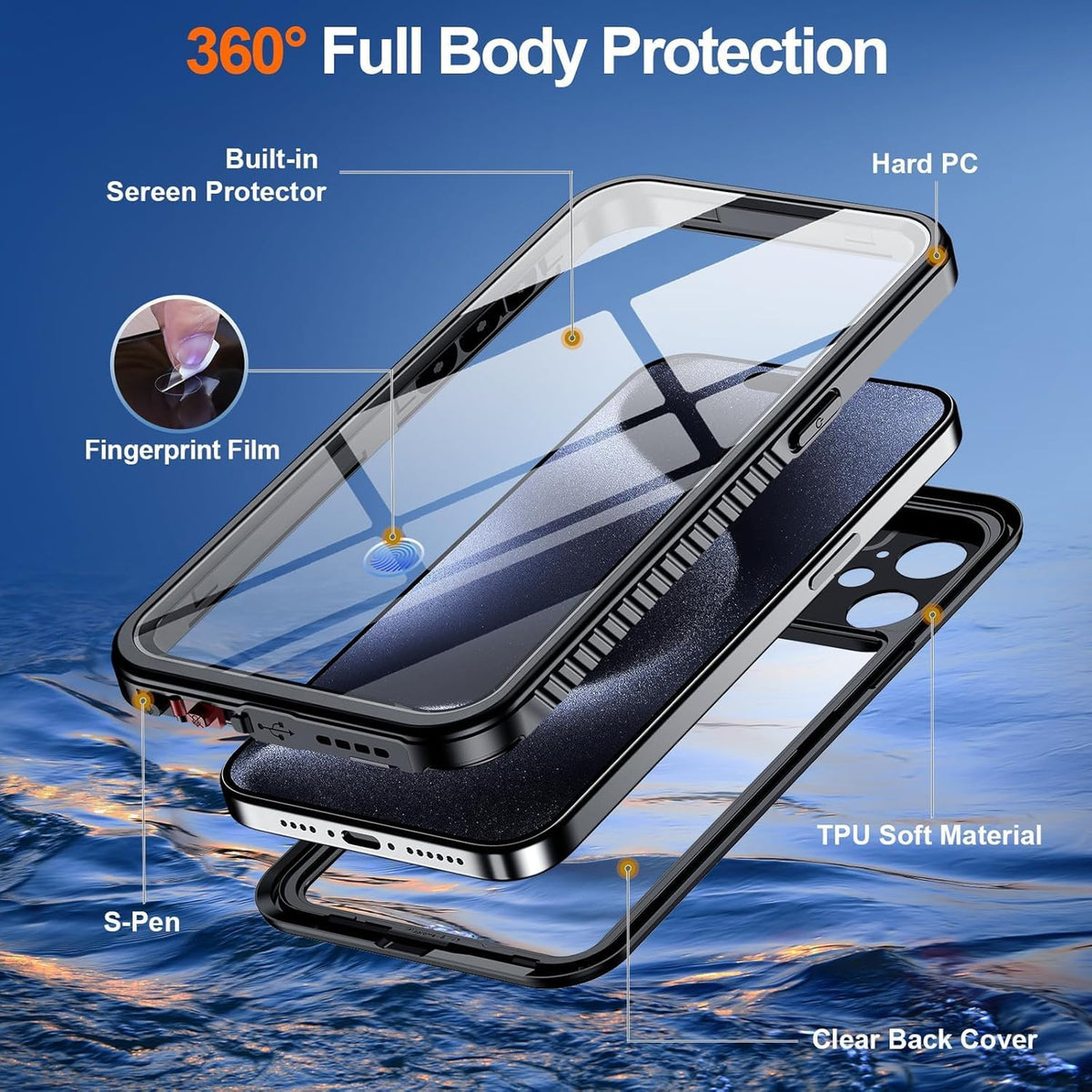 iPhone 12 Mini Waterproof Shockproof Case
