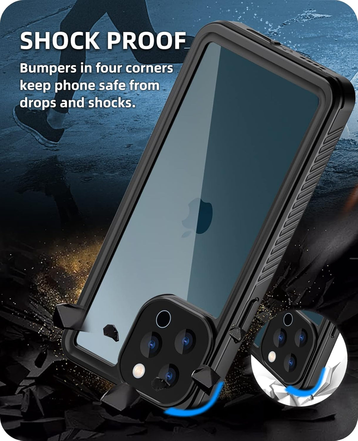 iPhone 12 Pro Max Waterproof Case