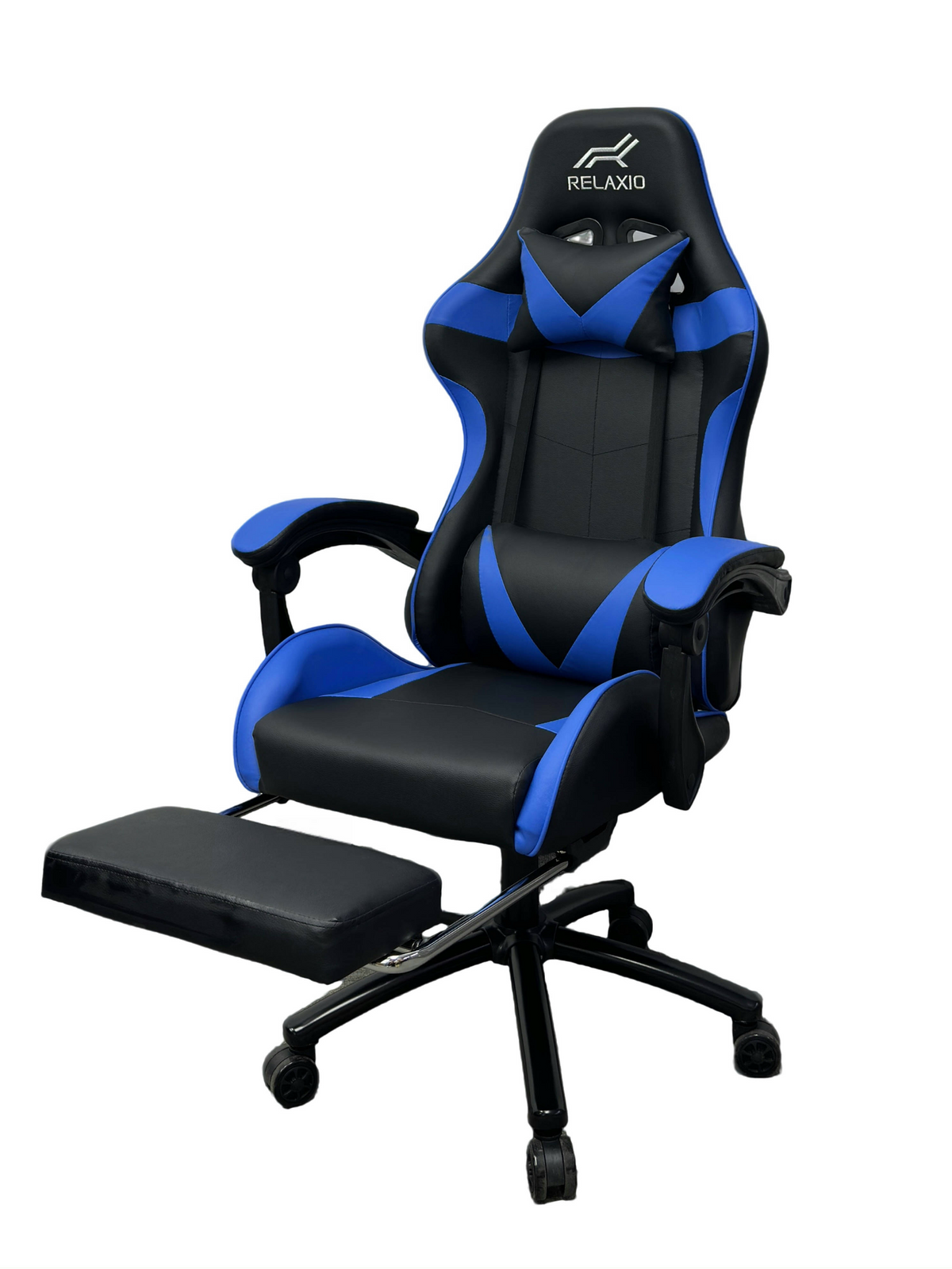 Gaming Chair With Headrest and Foot Rest - Pink