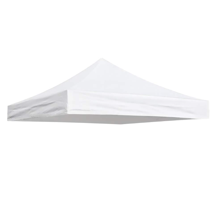 Gazebo Tent Top Cover Camping Beach Sunshade Shelter - White / 3x6M