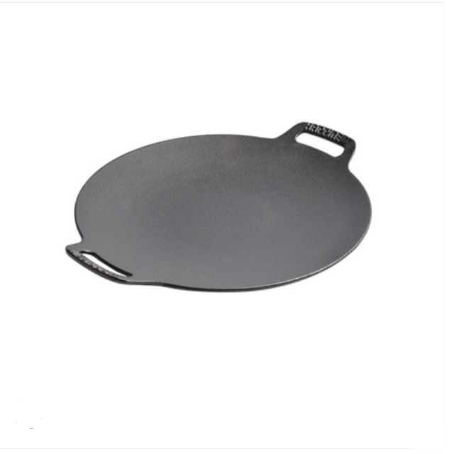 Nonstick Barbecue Grill Pan Sturdy Cast Iron Griddle - 34CM