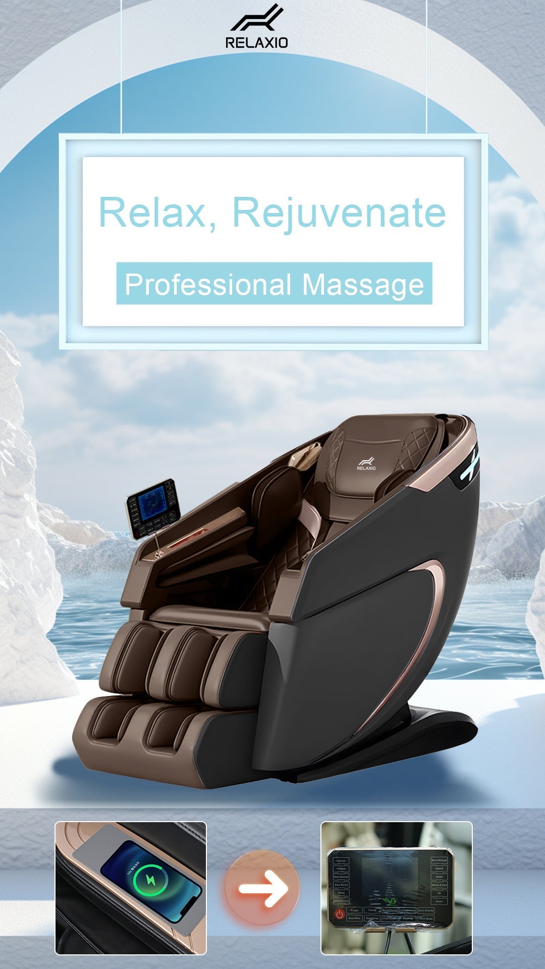 Premium Recliner Full Body Zero Gravity Massage Chair