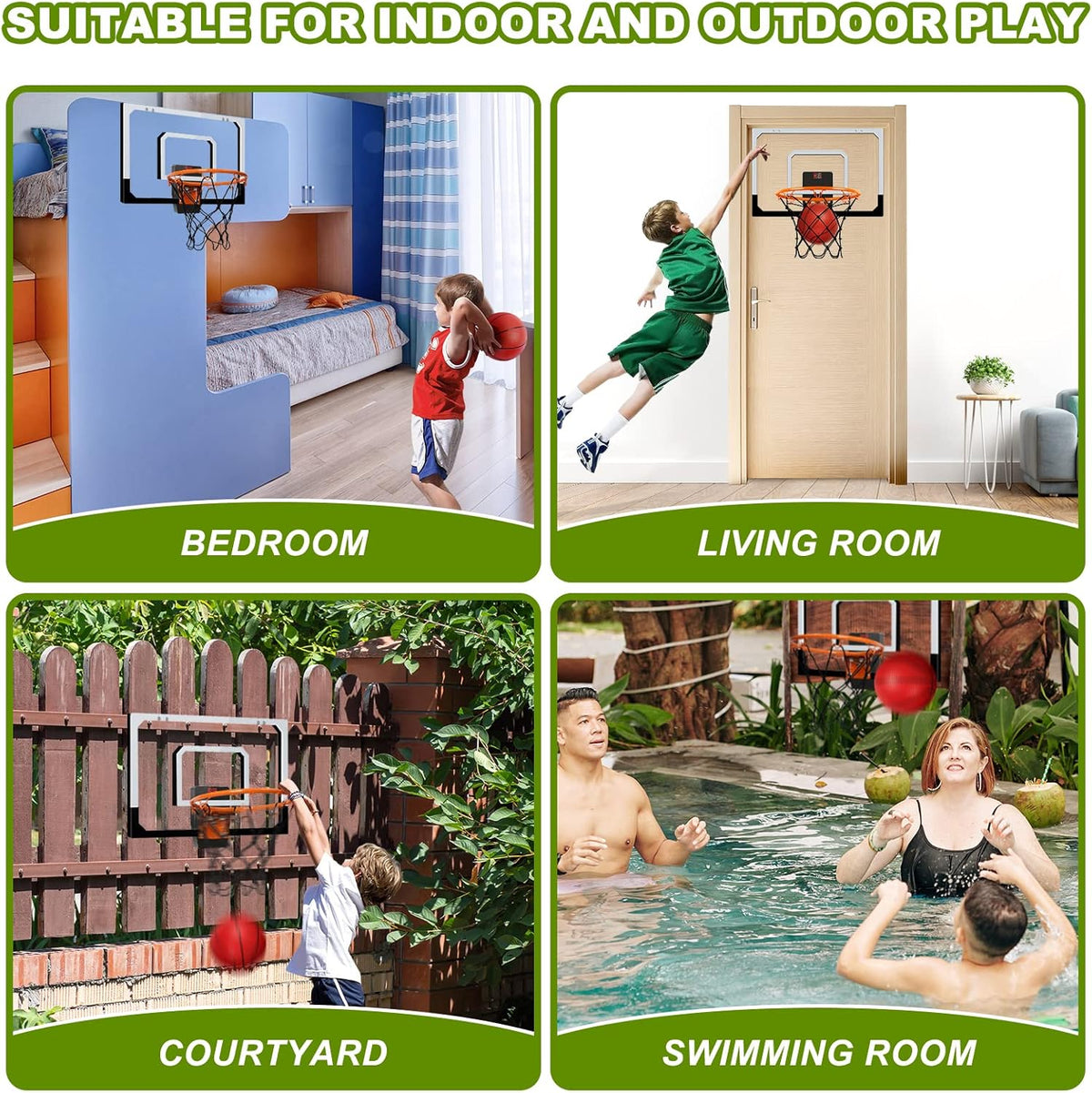 Basketball Hoop Mini Hoop With Digital Scoreboard