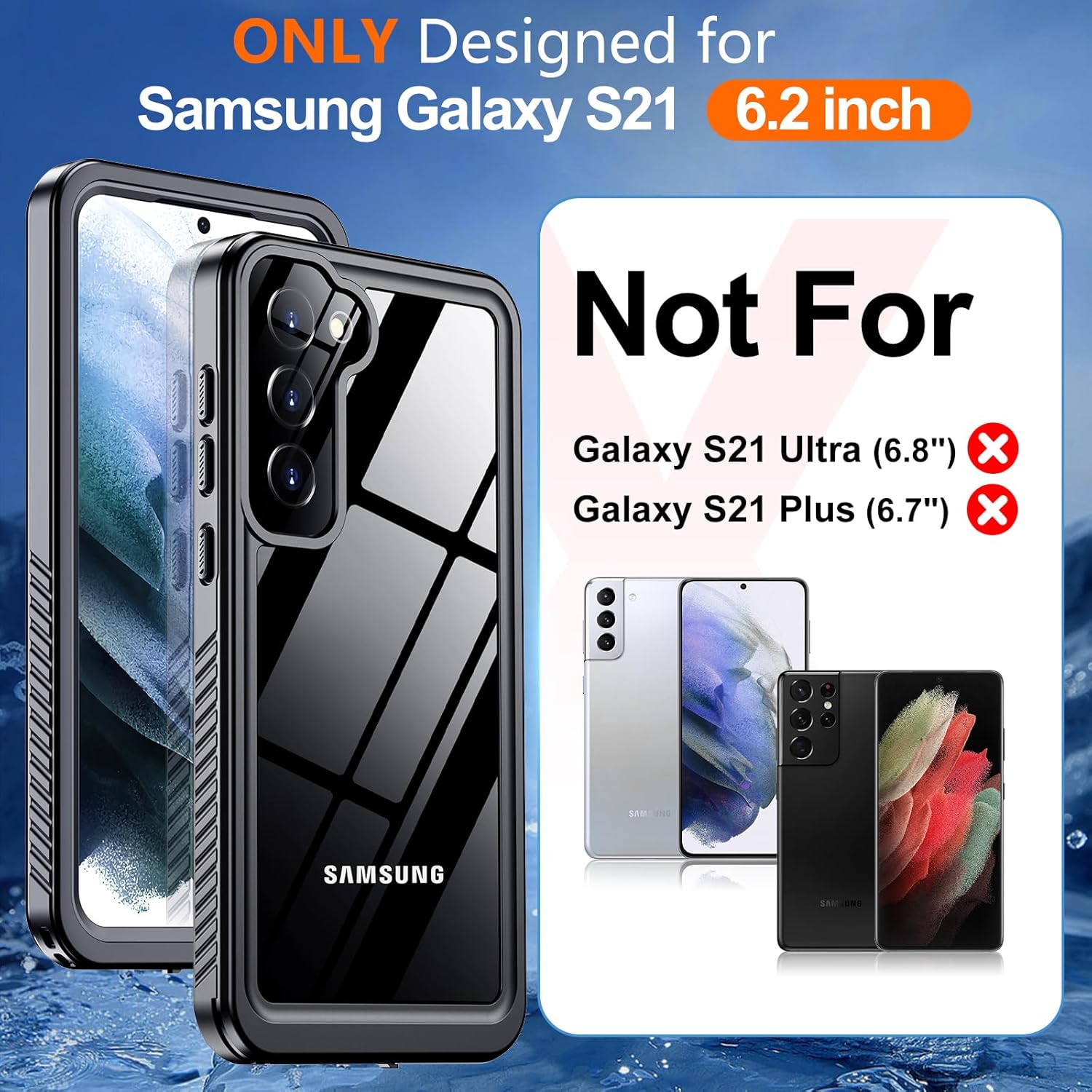 Samsung Galaxy S21 Waterproof Case