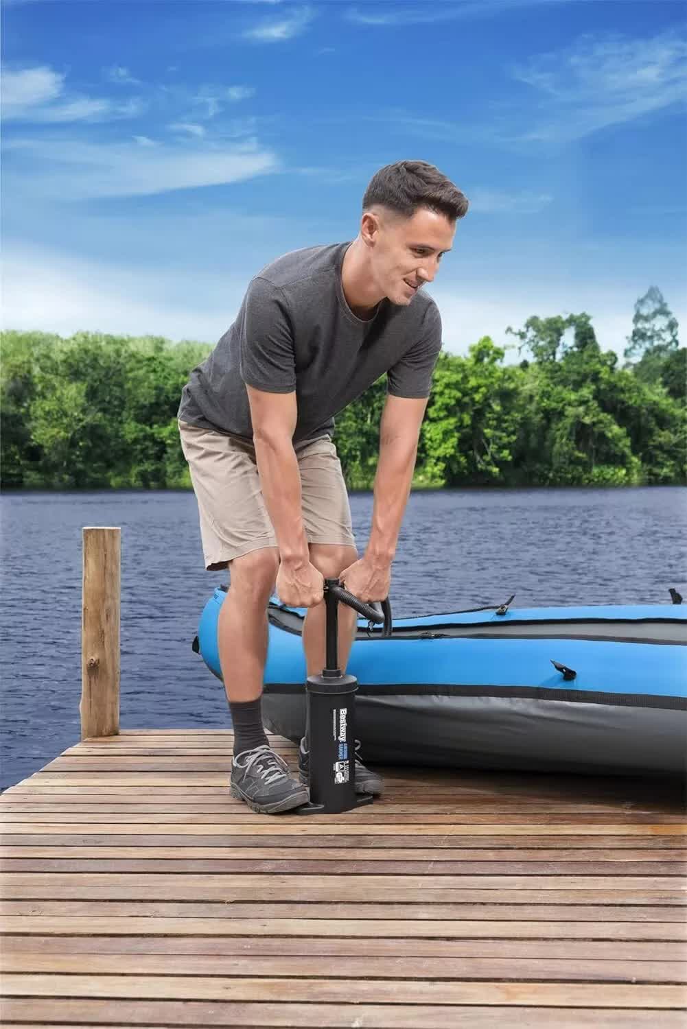 Bestway Air Hammer 2800 Manual Air Pump for Airbed, Swimming Pool, Toys, Kayaks