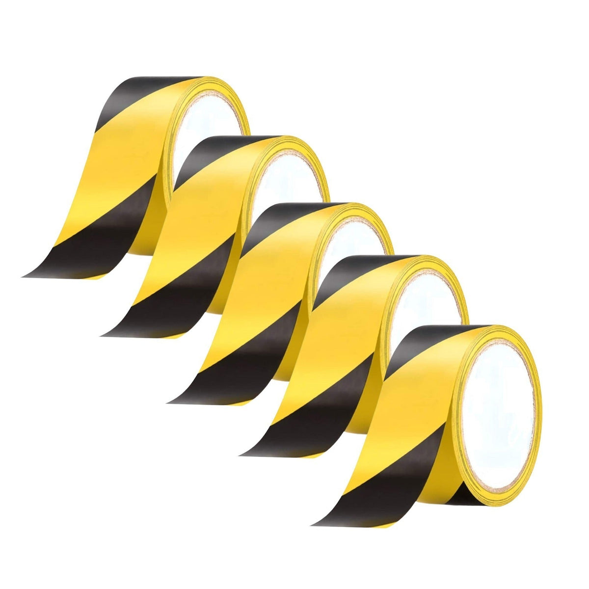 Floor Marking Tape - Zebra Lines (Pack of 5)