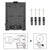 Semi-Autocut Paper Towel Dispenser-Black