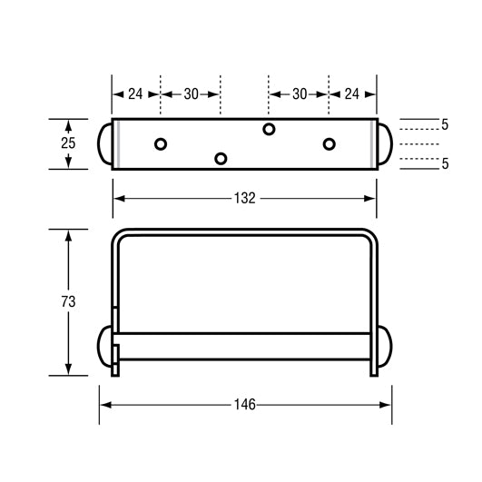 Stainless Steel Toilet Roll Holder