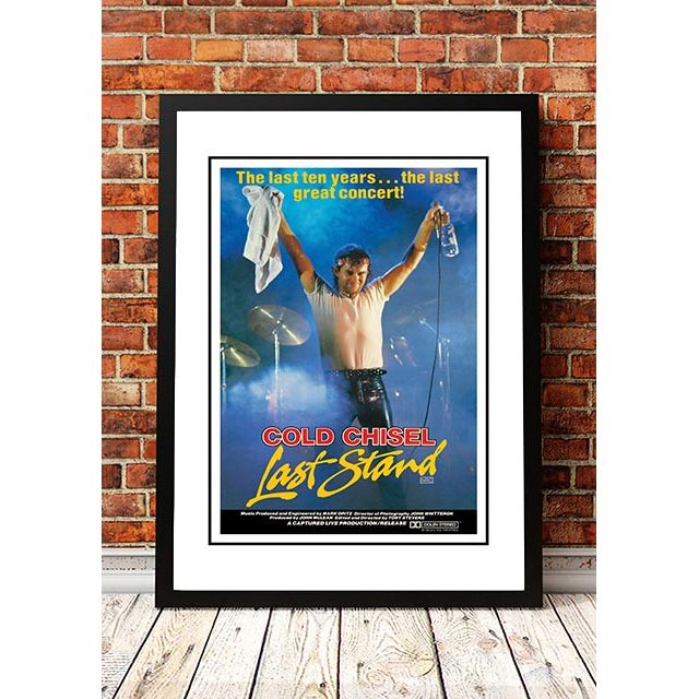 Cold Chisel ‘Last Stand’ Movie Poster 1983 - Framed A2